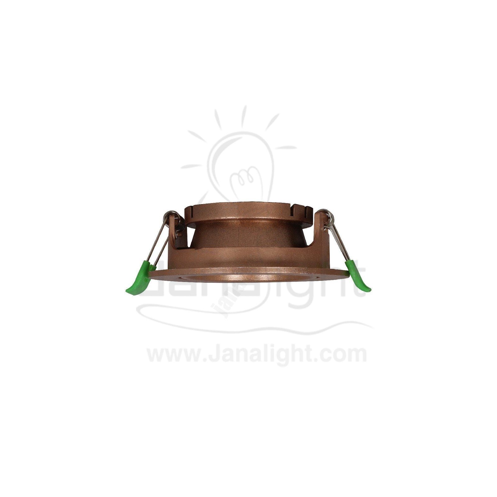 سبوت لايت فارغ متحرك مدور بلاستك روز جولد جنى لايت JN402 single round rose gold Spotlight frame